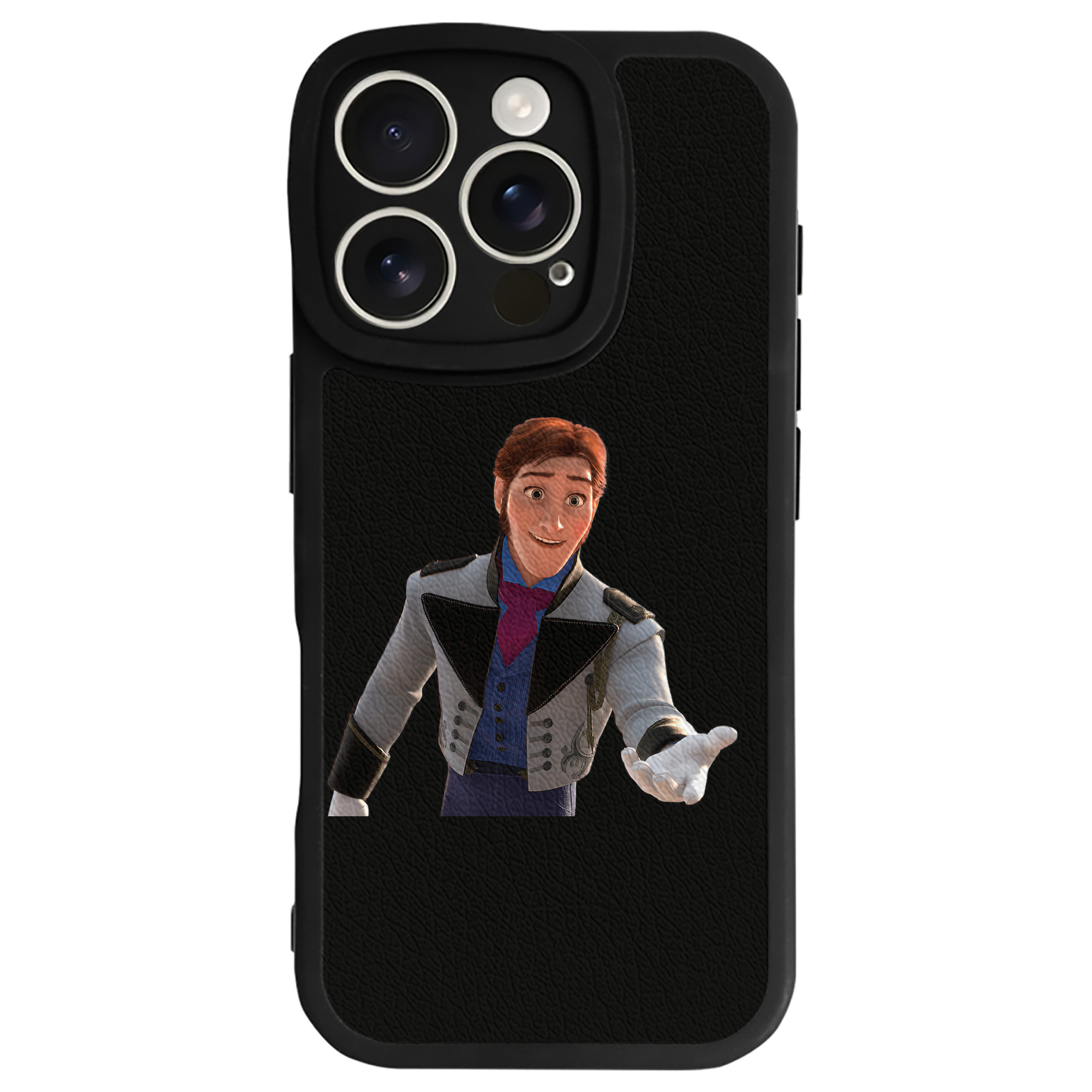 （画像用） アナと雪の女王 アンナ エルサ Frozen Anna Elsa 【iPhone 16シリーズ対応】シリコンスマホケース（レザー調） 材質：シリコン